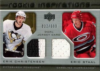 #243 Erik Christensen / Eric Staal - Pittsburgh Penguins / Carolina Hurricanes - 2005-06 Upper Deck Rookie Update Hockey