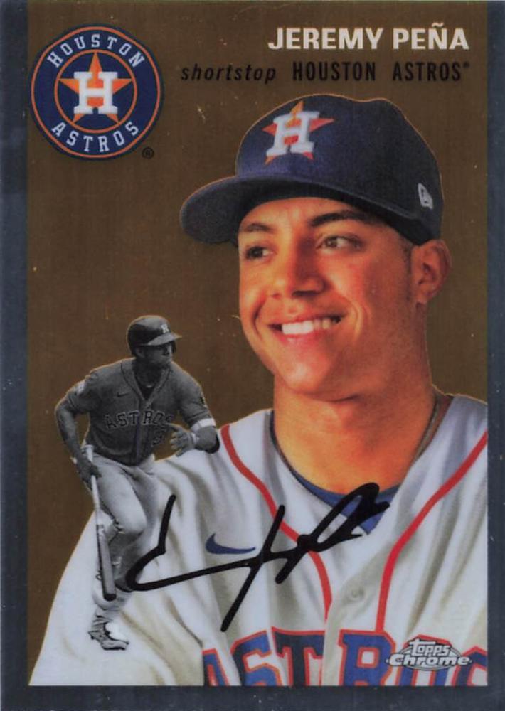 #243 Jeremy Peña - Houston Astros - 2023 Topps Chrome Platinum Anniversary Baseball