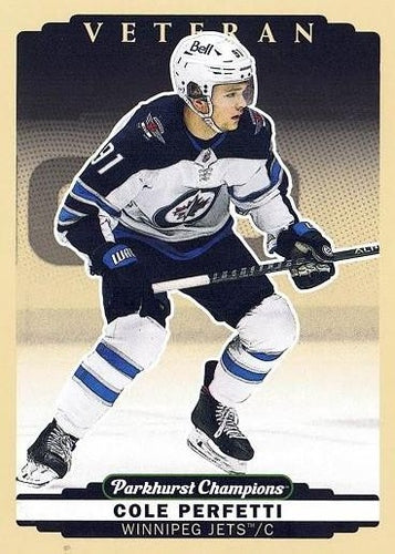 #243 Cole Perfetti - Winnipeg Jets - 2022-23 Parkhurst Champions Hockey