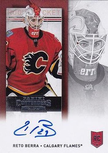 #243a Reto Berra - Calgary Flames - 2013-14 Panini Contenders Hockey