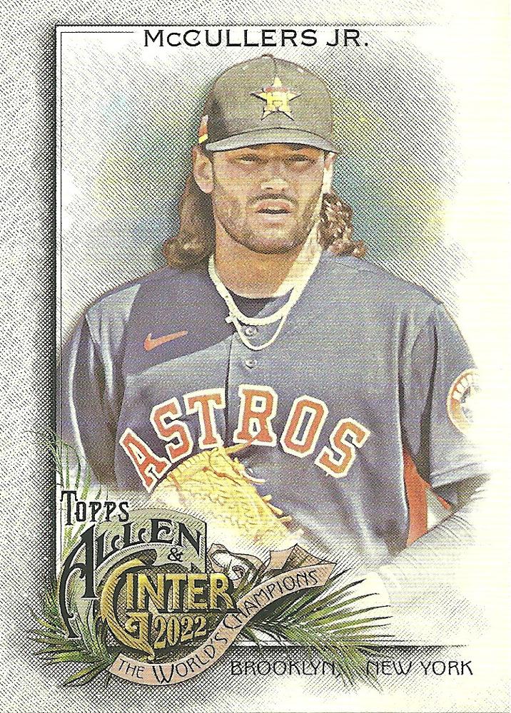 #244 Lance McCullers Jr. - Houston Astros - 2022 Topps Allen & Ginter Baseball