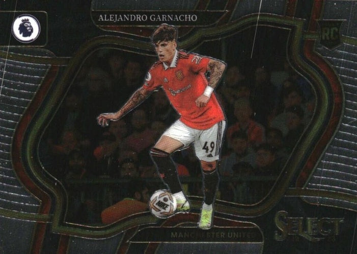 #244 Alejandro Garnacho - Manchester United - 2022-23 Panini Select Premier League Soccer