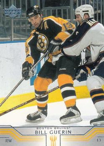 #244 Bill Guerin - Boston Bruins - 2001-02 Upper Deck Hockey