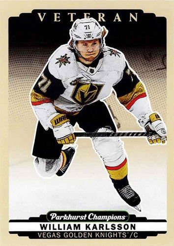 #244 William Karlsson - Vegas Golden Knights - 2022-23 Parkhurst Champions Hockey