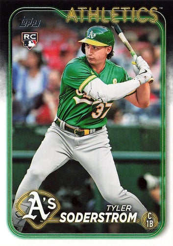 #244 Tyler Soderstrom - Oakland Athletics - 2024 Topps Baseball