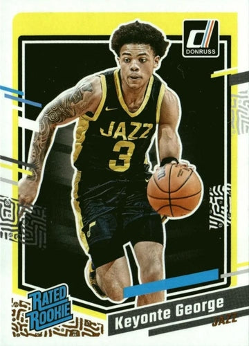 #244 Keyonte George - Utah Jazz - 2023-24 Donruss Basketball
