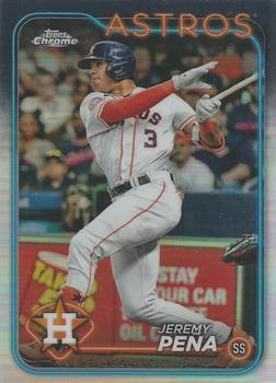 #244 Jeremy Peña - Houston Astros - 2024 Topps Chrome Baseball