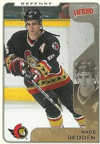 #244 Wade Redden - Ottawa Senators - 2001-02 Upper Deck Victory Hockey