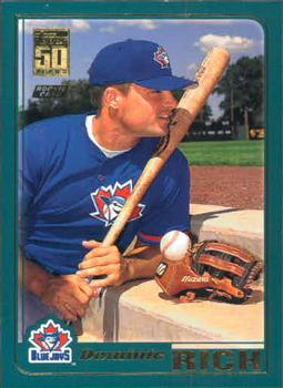 #T244 Dominic Rich - Toronto Blue Jays - 2001 Topps Traded & Rookies Baseball