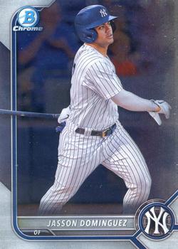#BCP-244 Jasson Dominguez - New York Yankees - 2022 Bowman - Chrome Prospects Baseball