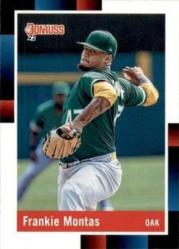 #244 Frankie Montas - Oakland Athletics - 2022 Donruss Baseball