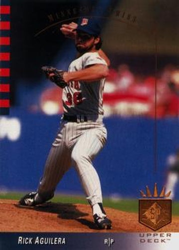 #244 Rick Aguilera - Minnesota Twins - 1993 SP Baseball