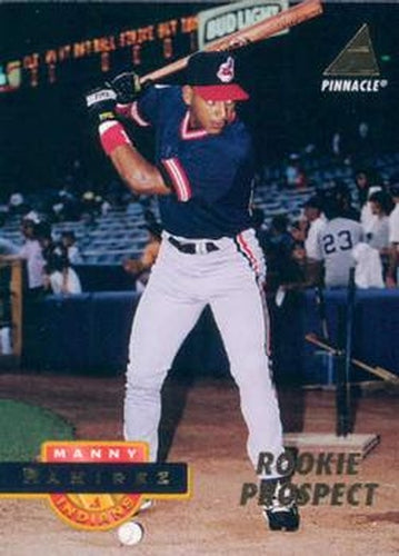 #244 Manny Ramirez - Cleveland Indians - 1994 Pinnacle Baseball