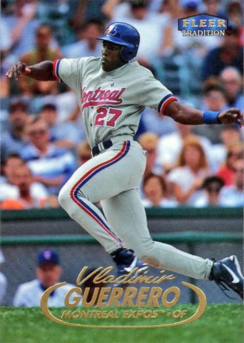 #244 Vladimir Guerrero - Montreal Expos - 1998 Fleer Tradition Baseball