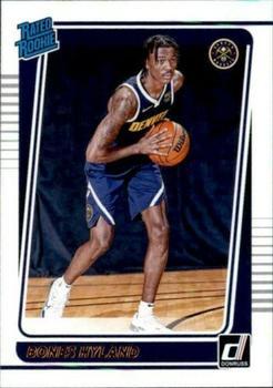 #244 Bones Hyland - Denver Nuggets - 2021-22 Donruss Basketball