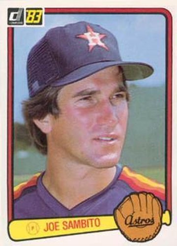 #244 Joe Sambito - Houston Astros - 1983 Donruss Baseball