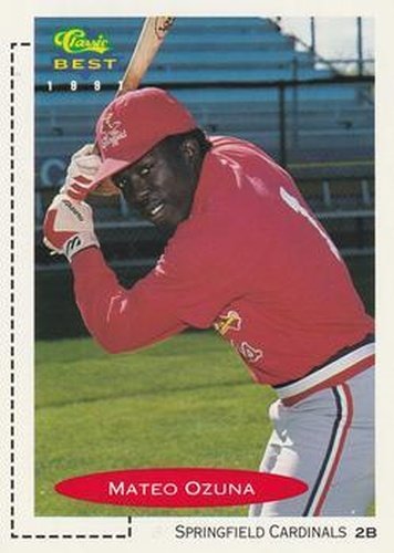 #244 Mateo Ozuna - Springfield Cardinals - 1991 Classic Best Baseball