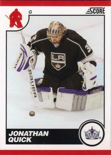 #244 Jonathan Quick - Los Angeles Kings - 2010-11 Score Hockey