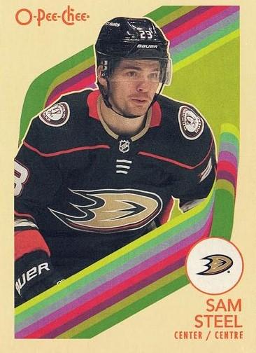 #244 Sam Steel - Anaheim Ducks - 2023-24 O-Pee-Chee - Retro Hockey
