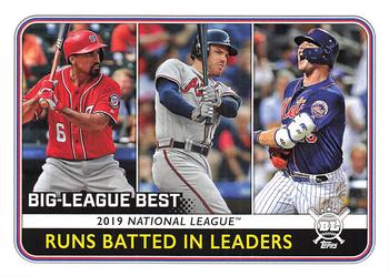 #244 Anthony Rendon / Freddie Freeman / Pete Alonso - Washington Nationals / Atlanta Braves / New York Mets - 2020 Topps Big League Baseball