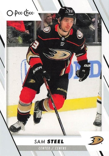 #244 Sam Steel - Anaheim Ducks - 2023-24 O-Pee-Chee Hockey