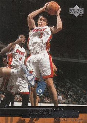 #244 Rex Walters - Miami Heat - 1999-00 Upper Deck Basketball