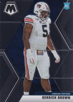 #244 Derrick Brown - Carolina Panthers - 2020 Panini Mosaic Football