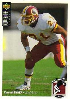 #244 Earnest Byner - Washington Redskins - 1994 Collector's Choice Football