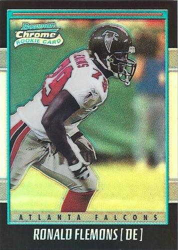 #245 Ronald Flemons - Atlanta Falcons - 2001 Bowman Chrome Football