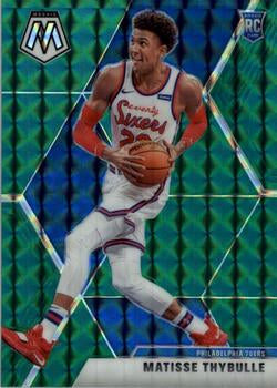 #245 Matisse Thybulle - Philadelphia 76ers - 2019-20 Panini Mosaic - Green Prizm Basketball