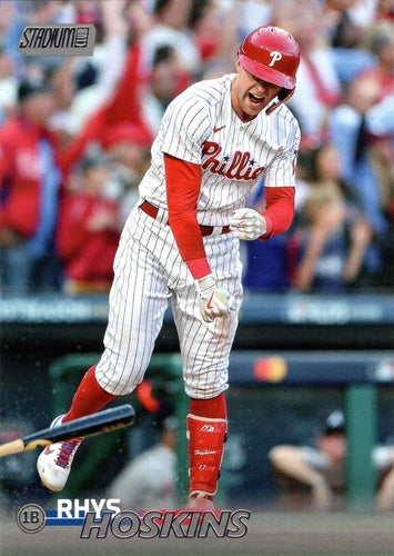#245 Rhys Hoskins - Philadelphia Phillies - 2023 Stadium Club Baseball