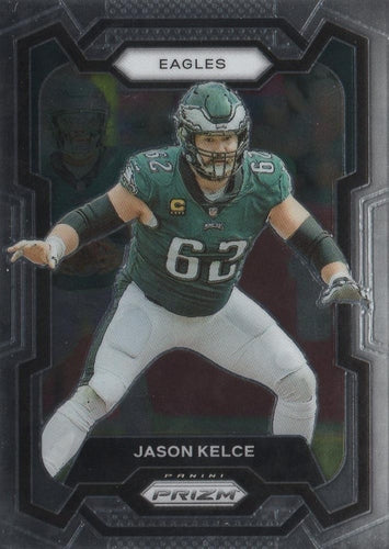 #245 Jason Kelce - Philadelphia Eagles - 2023 Panini Prizm Football