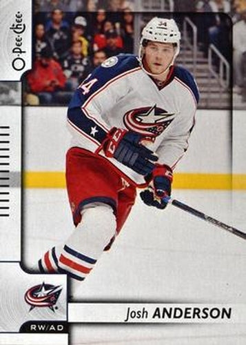 #245 Josh Anderson - Columbus Blue Jackets - 2017-18 O-Pee-Chee Hockey