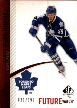 #245 Keith Aulie - Toronto Maple Leafs - 2010-11 SP Authentic Hockey