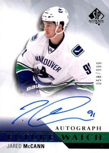 #245 Jared McCann - Vancouver Canucks - 2015-16 SP Authentic Hockey