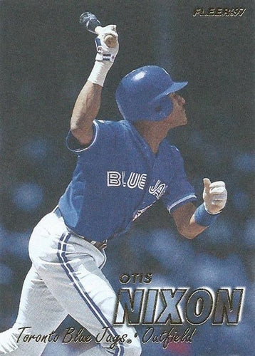 #245 Otis Nixon - Toronto Blue Jays - 1997 Fleer Baseball