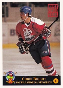 #245 Chris Bright - South Carolina Stingrays - 1994 Classic Pro Hockey Prospects Hockey