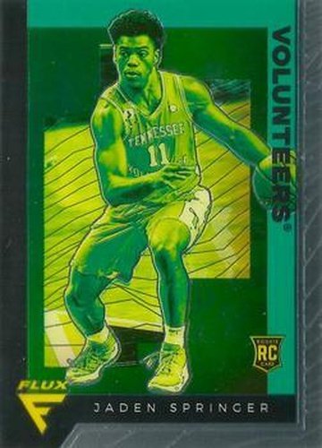 #245 Jaden Springer - Tennessee Volunteers - 2021 Panini Chronicles Draft Picks Basketball