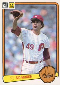 #245 Sid Monge - Philadelphia Phillies - 1983 Donruss Baseball
