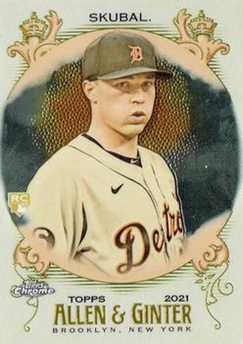 #245 Tarik Skubal - Detroit Tigers - 2021 Topps Allen & Ginter Chrome Baseball