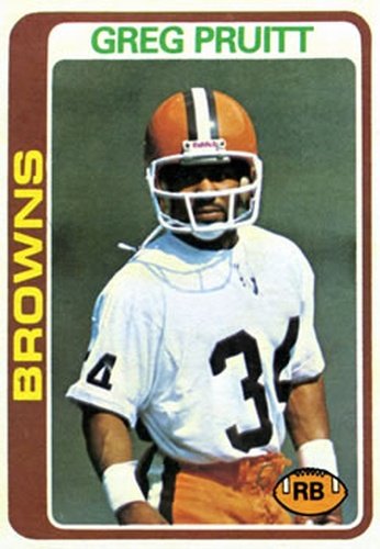 #245 Greg Pruitt - Cleveland Browns - 1978 Topps Football