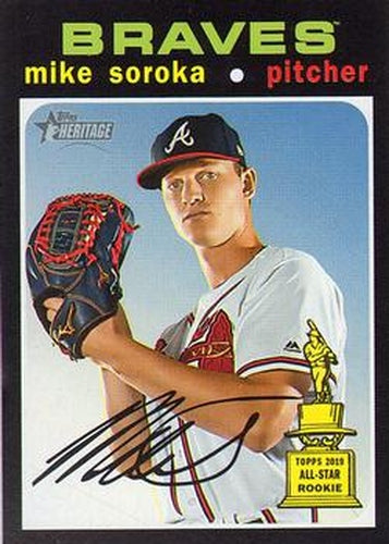 #245 Mike Soroka - Atlanta Braves - 2020 Topps Heritage Baseball