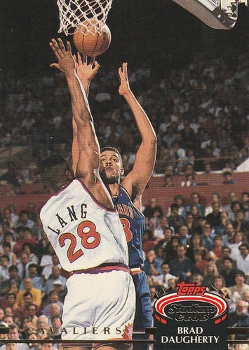#245 Brad Daugherty - Cleveland Cavaliers - 1992-93 Stadium Club Basketball