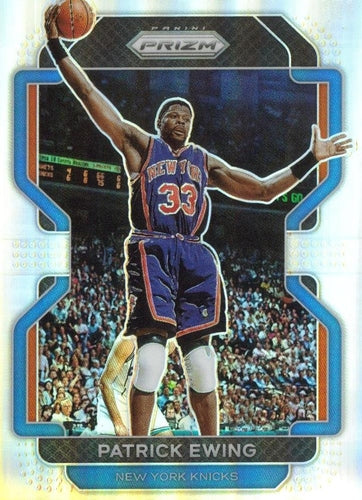 #245 Patrick Ewing - New York Knicks - 2021-22 Panini Prizm - Silver Basketball