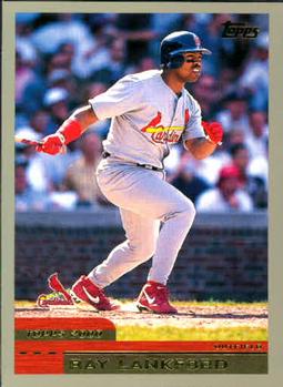 #245 Ray Lankford - St. Louis Cardinals - 2000 Topps Baseball