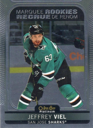 #246 Jeffrey Viel - San Jose Sharks - 2021-22 O-Pee-Chee Platinum Hockey
