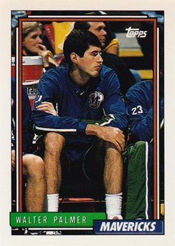 #246 Walter Palmer - Dallas Mavericks - 1992-93 Topps Basketball