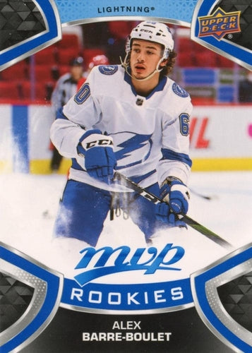 #246 Alex Barre-Boulet - Tampa Bay Lightning - 2021-22 Upper Deck MVP - Blue Hockey