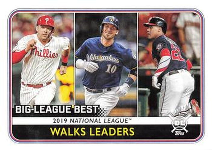 #246 Rhys Hoskins / Yasmani Grandal / Juan Soto - Philadelphia Phillies / Milwaukee Brewers / Washington Nationals - 2020 Topps Big League Baseball