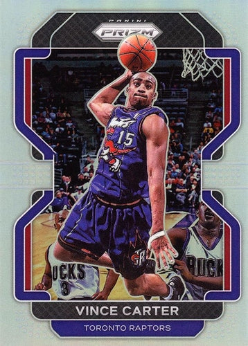 #246 Vince Carter - Toronto Raptors - 2021-22 Panini Prizm - Silver Basketball